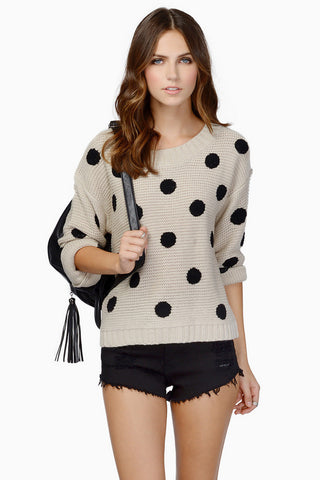 PENNY FOR YOUR DOTS SWEATER
